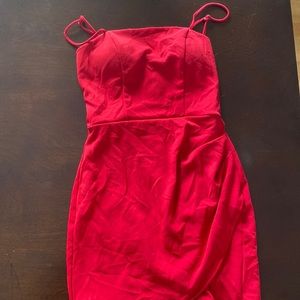 Francesca’s Red Cocktail Dress
